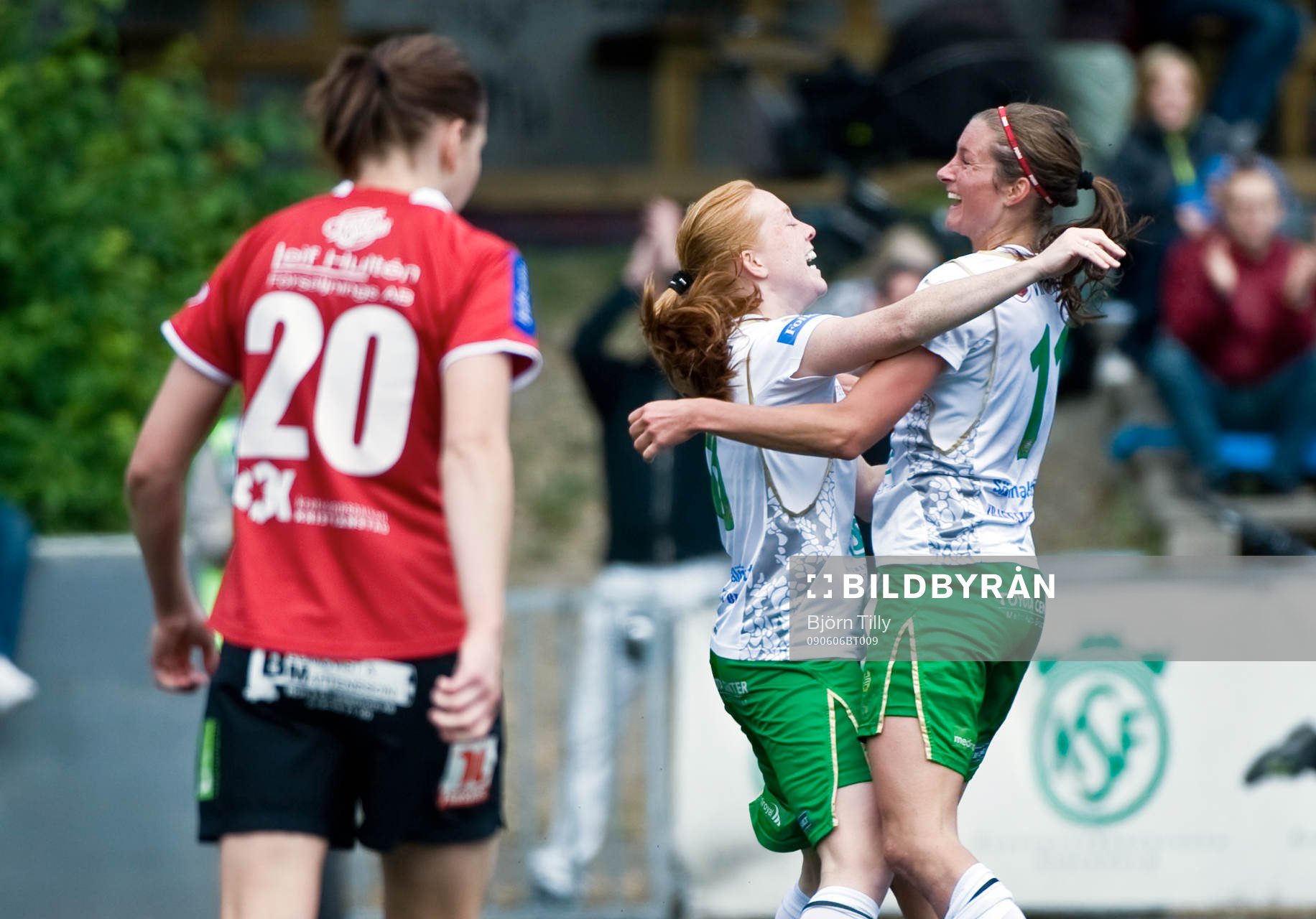 Lisa Björkvik och Madeleine Tegström,  Hammarby