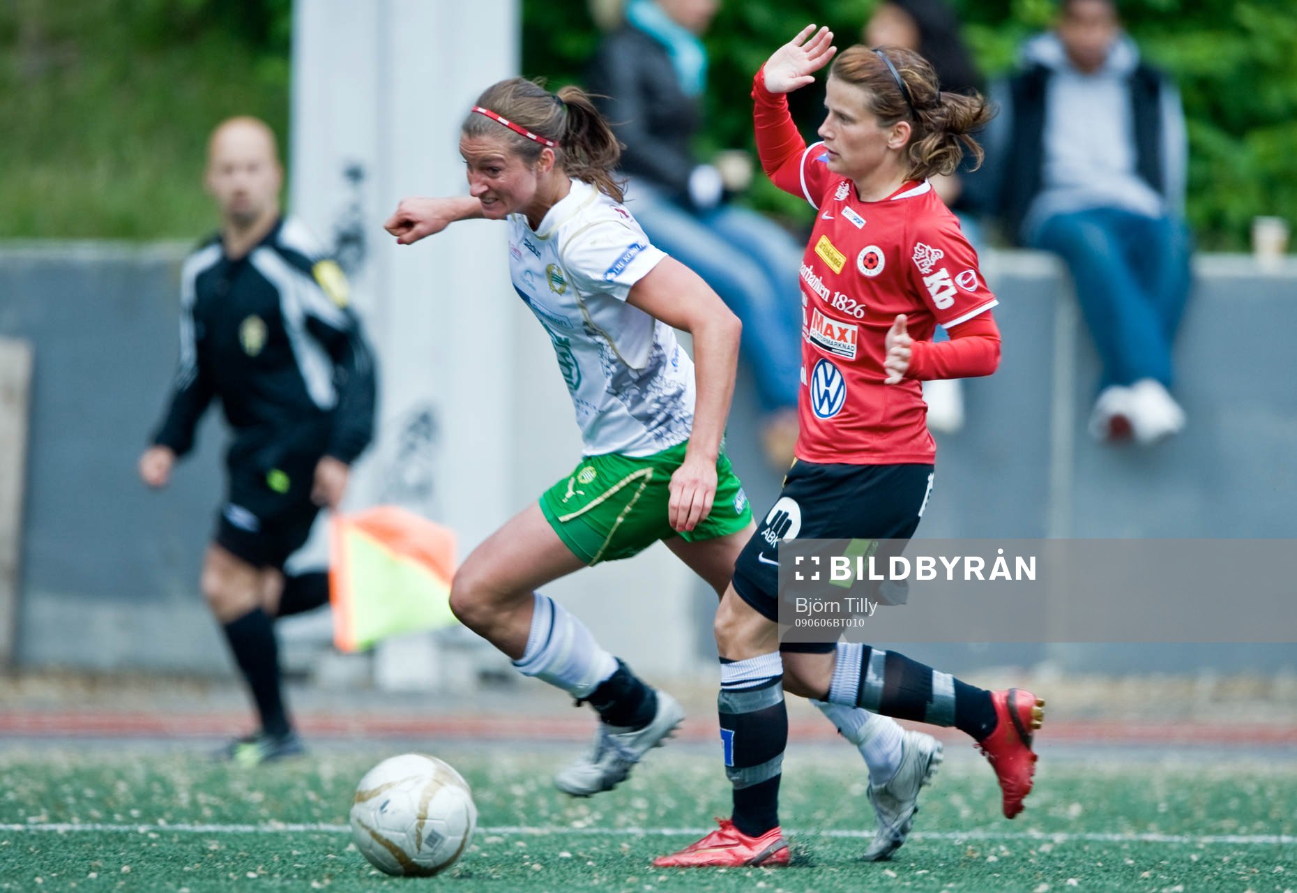 Madeleine Tegström, Hammarby och Susanne Moberg,