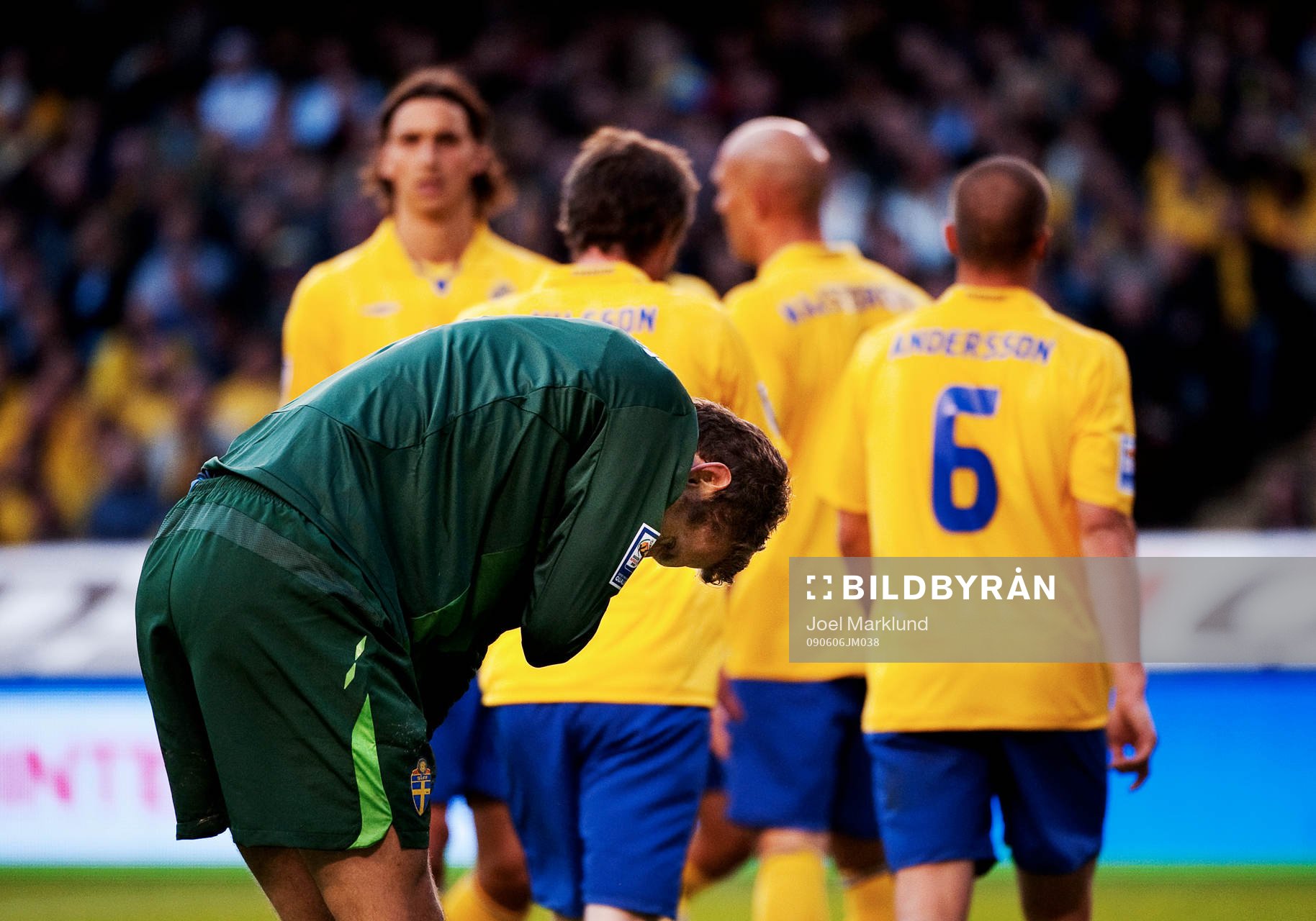 Andreas Isaksson, målvakt, Sverige, depp