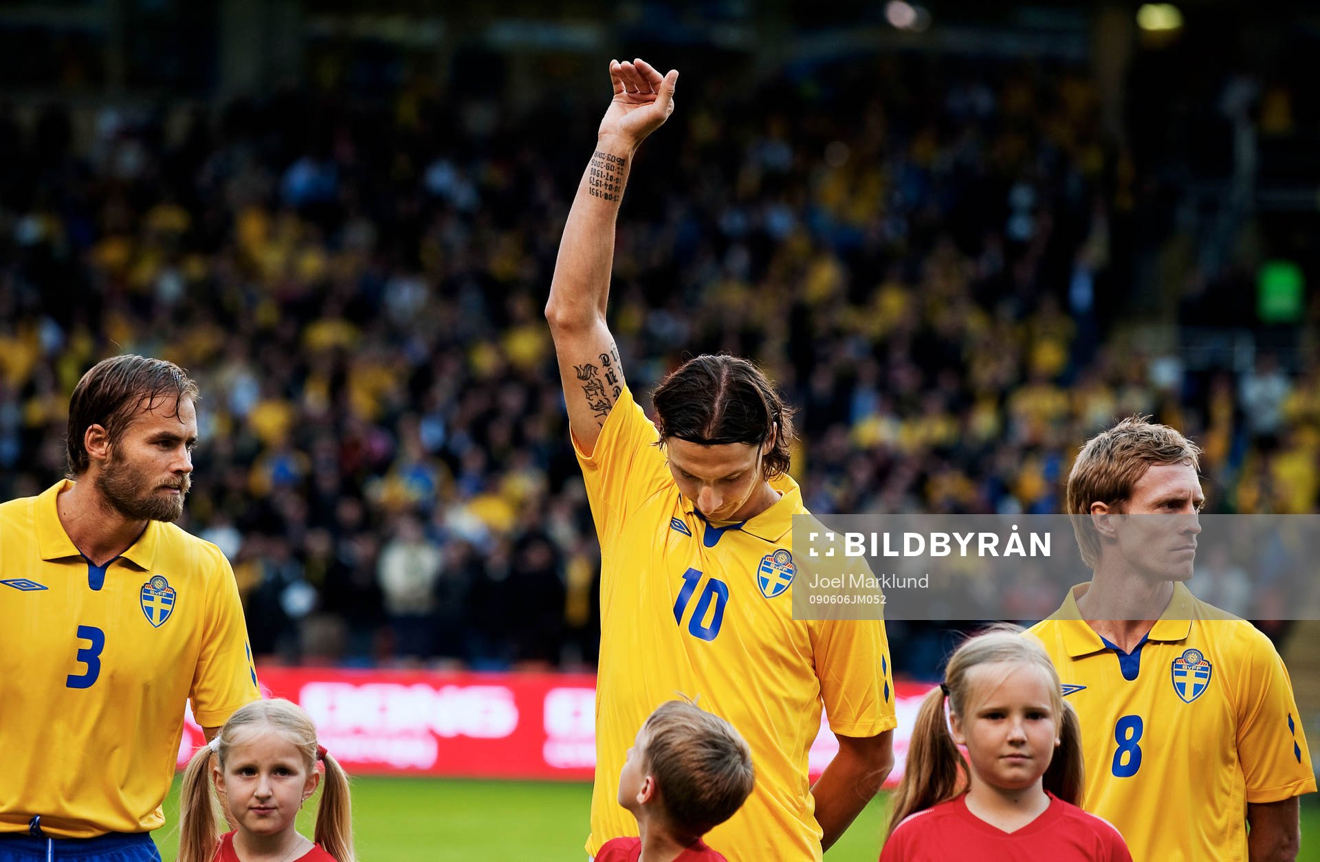 Zlatan Ibrahimovic, Sverige, blev hyllad för sin
