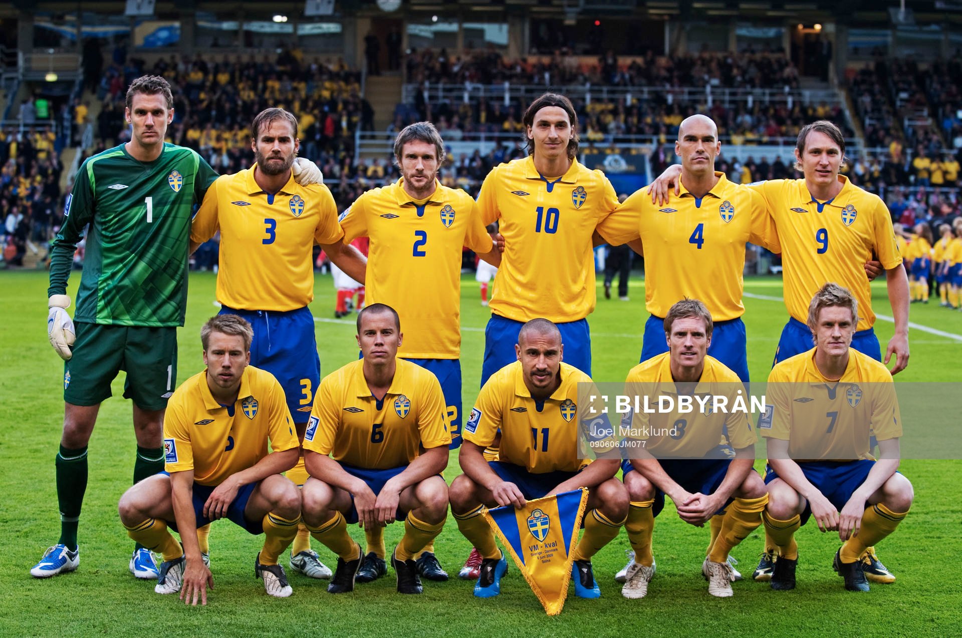 Startelva. Bakre raden fr v;  Andreas Isaksson, målvakt,