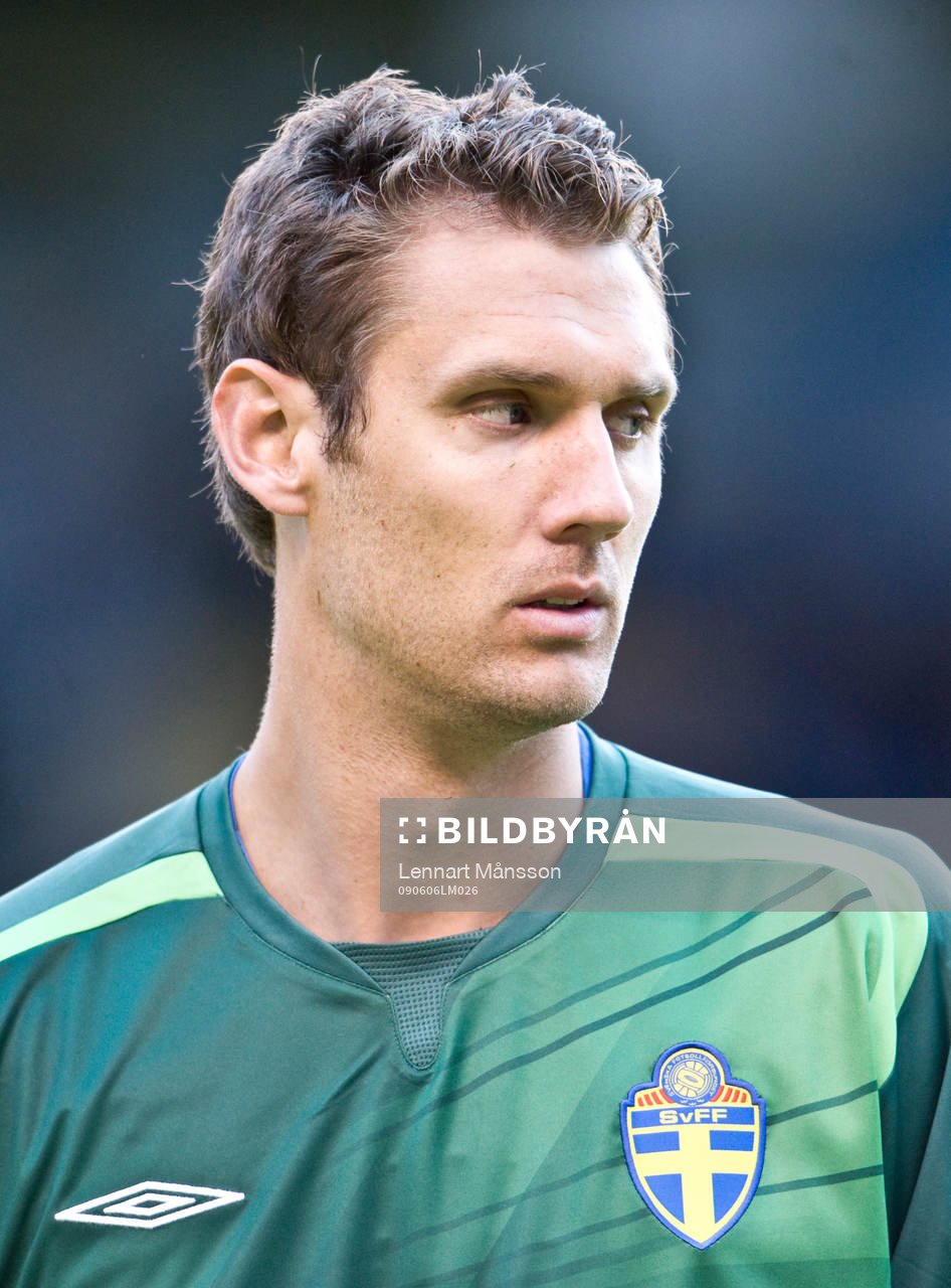 Andreas Isaksson, målvakt, porträtt