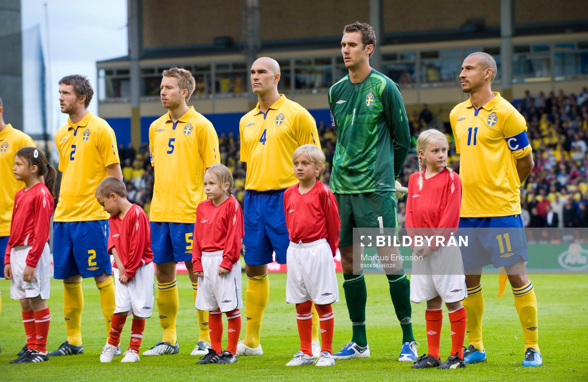 Line up, frv Mikael Nilsson, Adam Johansson, Daniel
