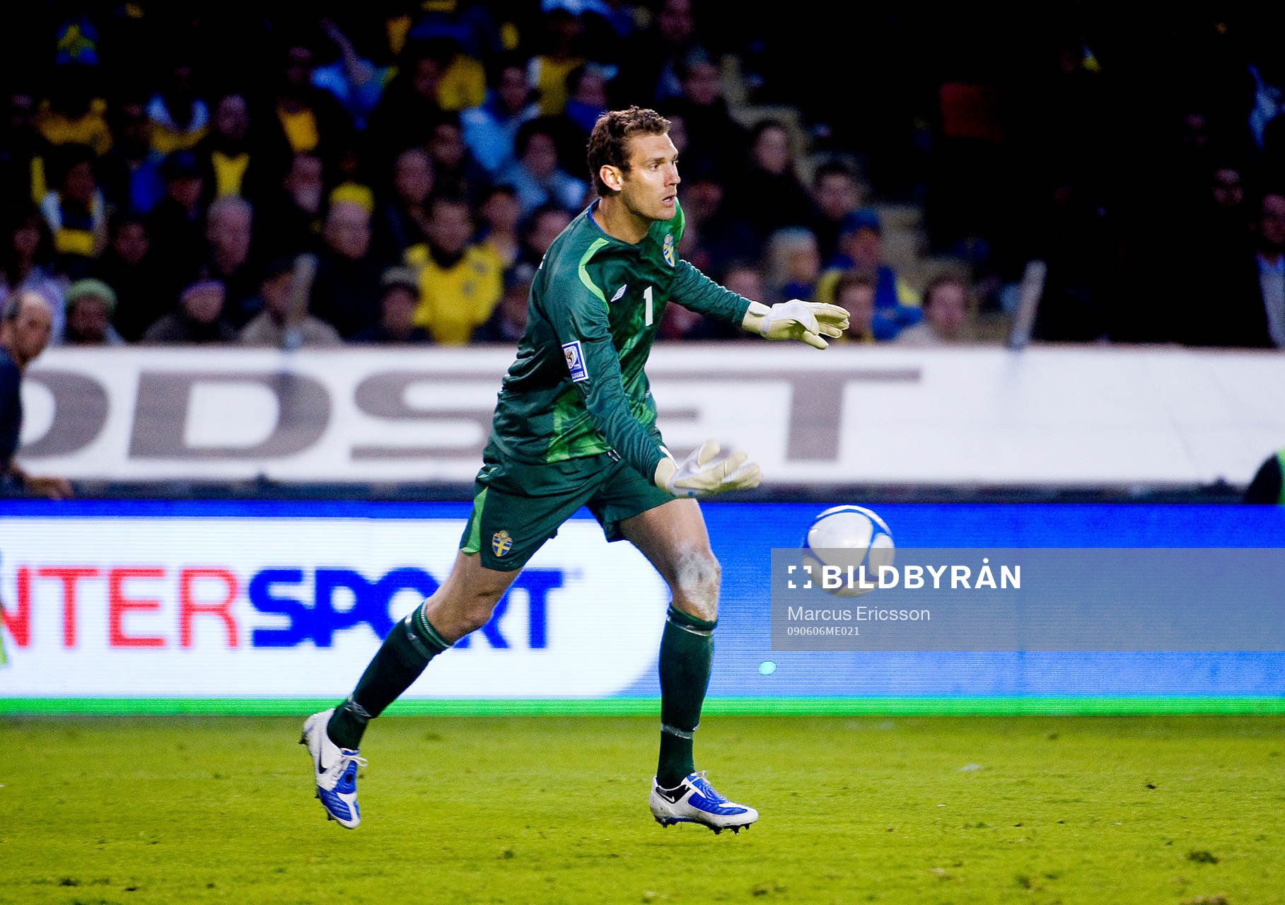 Andreas Isaksson, målvakt, Sverige