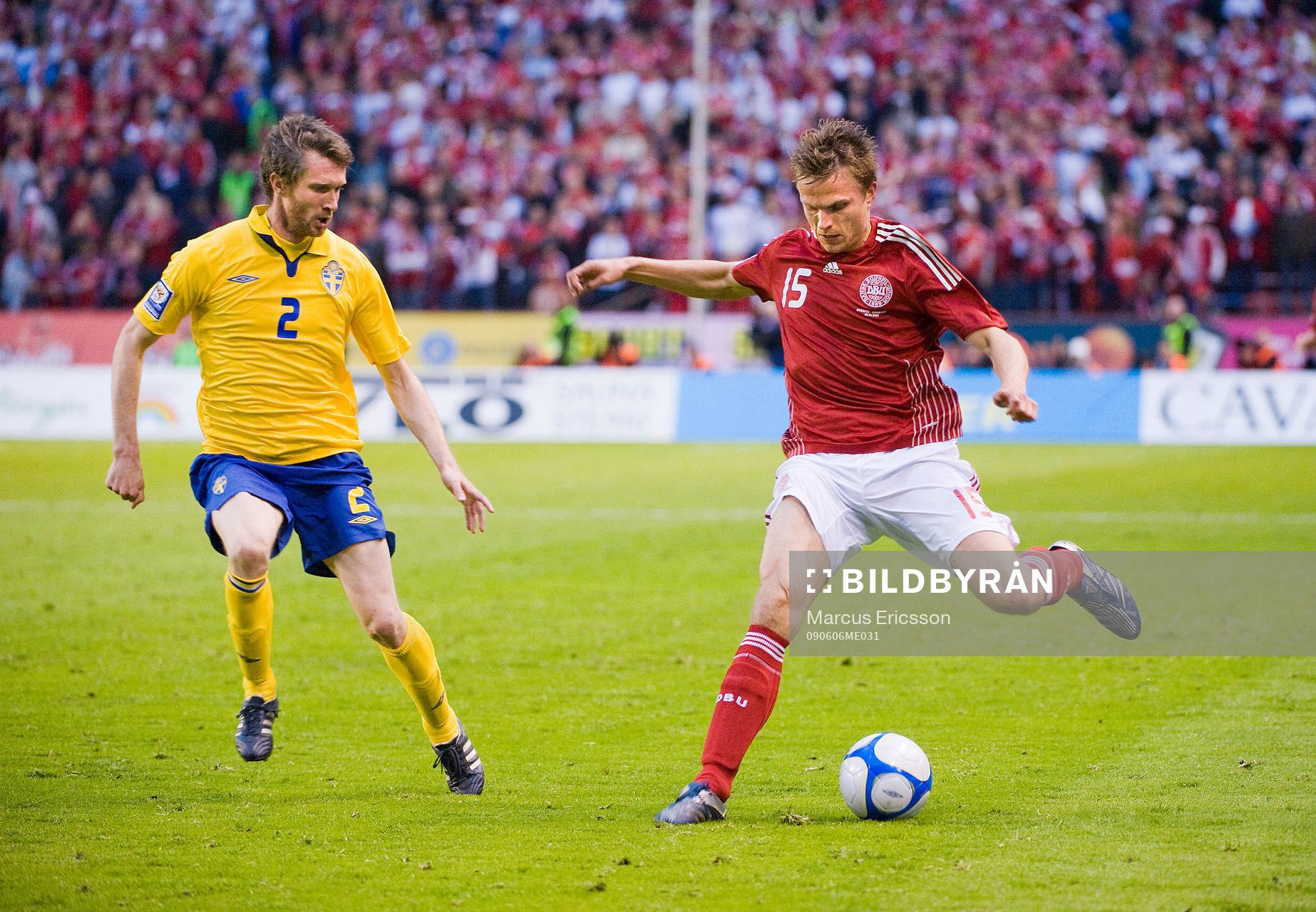 Mikael Nilsson, Sverige, och Jesper Grönkjaer, Danmark
