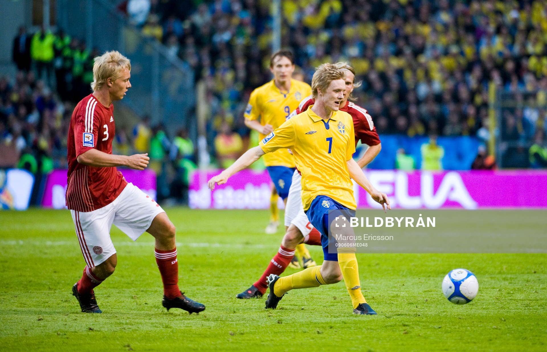 Simon Kjaer, Danmark, och Rasmus Elm, Sverige