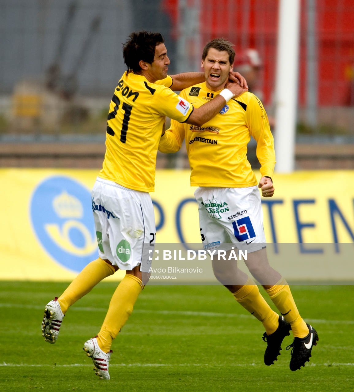 David Svensson och Ricardo Penella, jubel