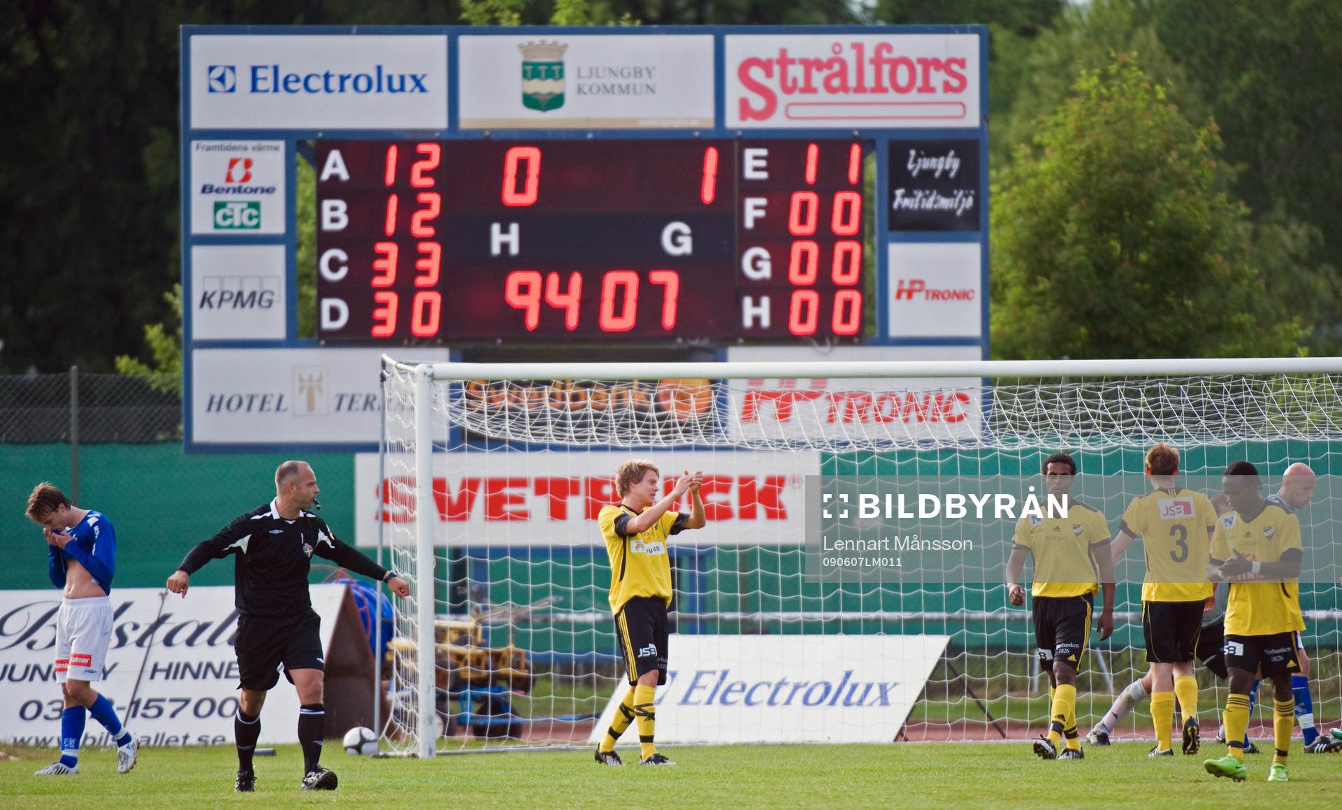 Äntligen seger, Ljungby depp och IFK jubel, matchuret 94,07