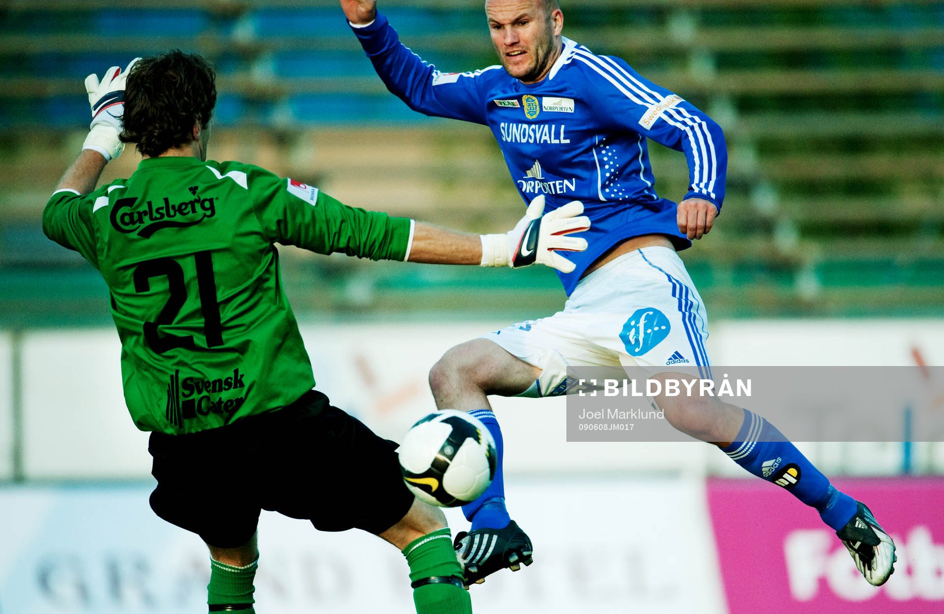 Jonas Wallerstedt, Sundsvall, är nära att göra 0-2 bakom