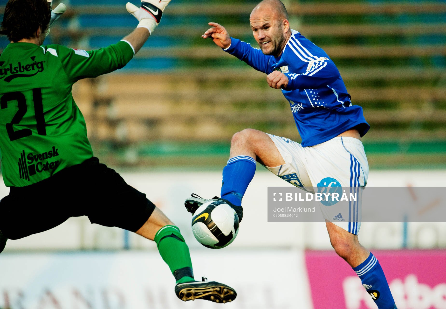 Jonas Wallerstedt, Sundsvall, är nära att göra 0-2 bakom