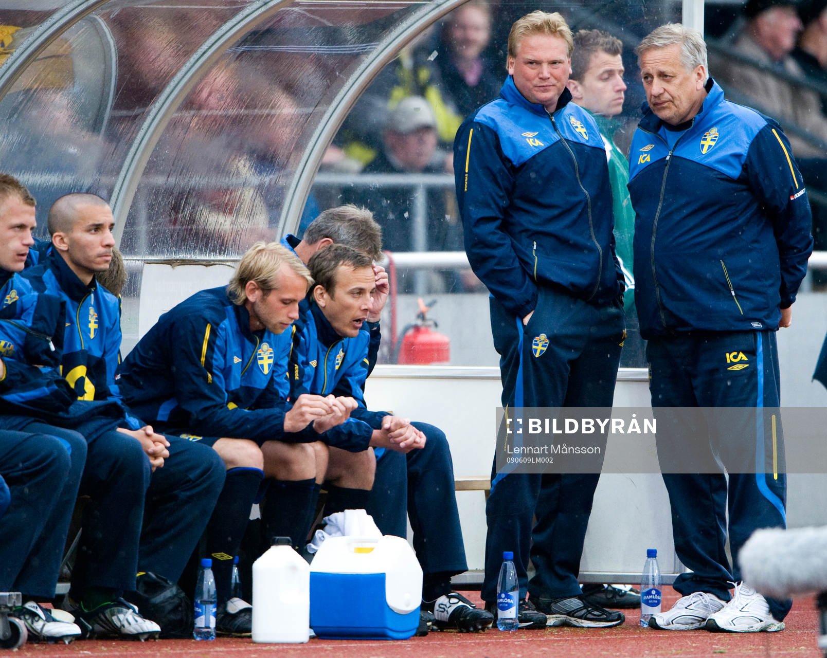 Jörgen Lennartsson och Tommy Söderberg, förbundskapten