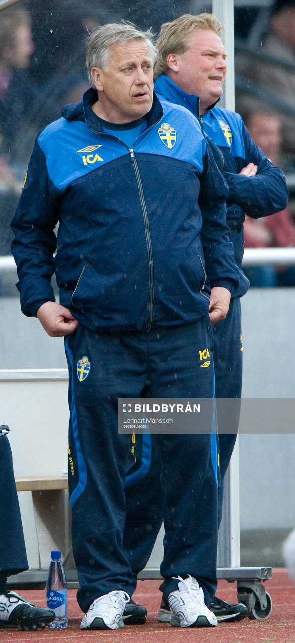Jörgen Lennartsson och Tommy Söderberg, förbundskapten