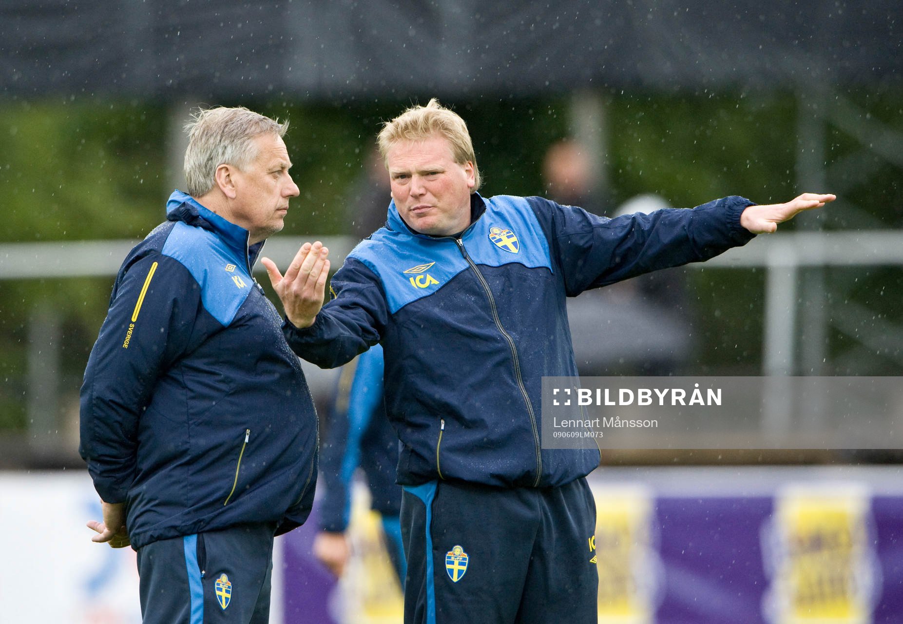 Tommy Söderberg och Jörgen Lennartsson, tränare
