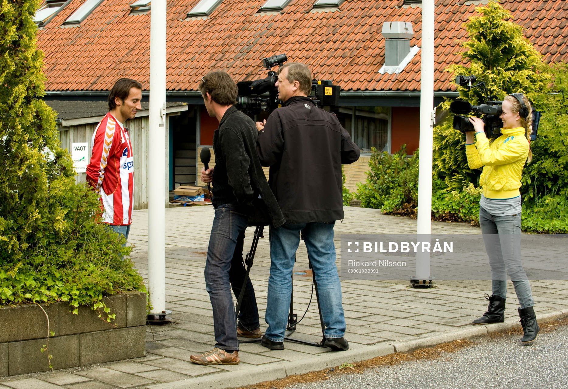 Louay Lollo Chanko, klar för Ålborg. TV-kanalerna stod