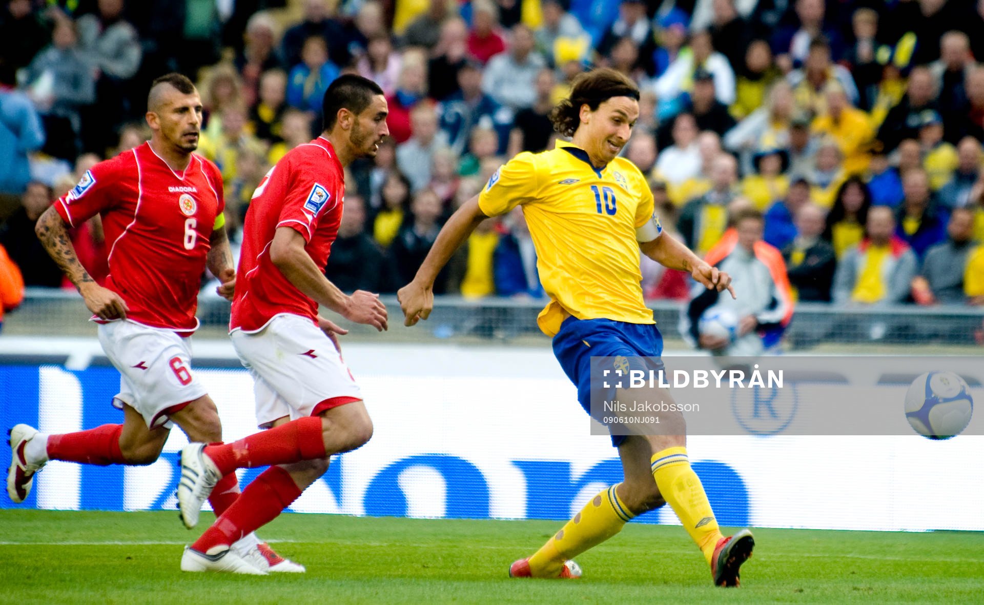 Zlatan Ibrahimovic, Sverige, gör mål