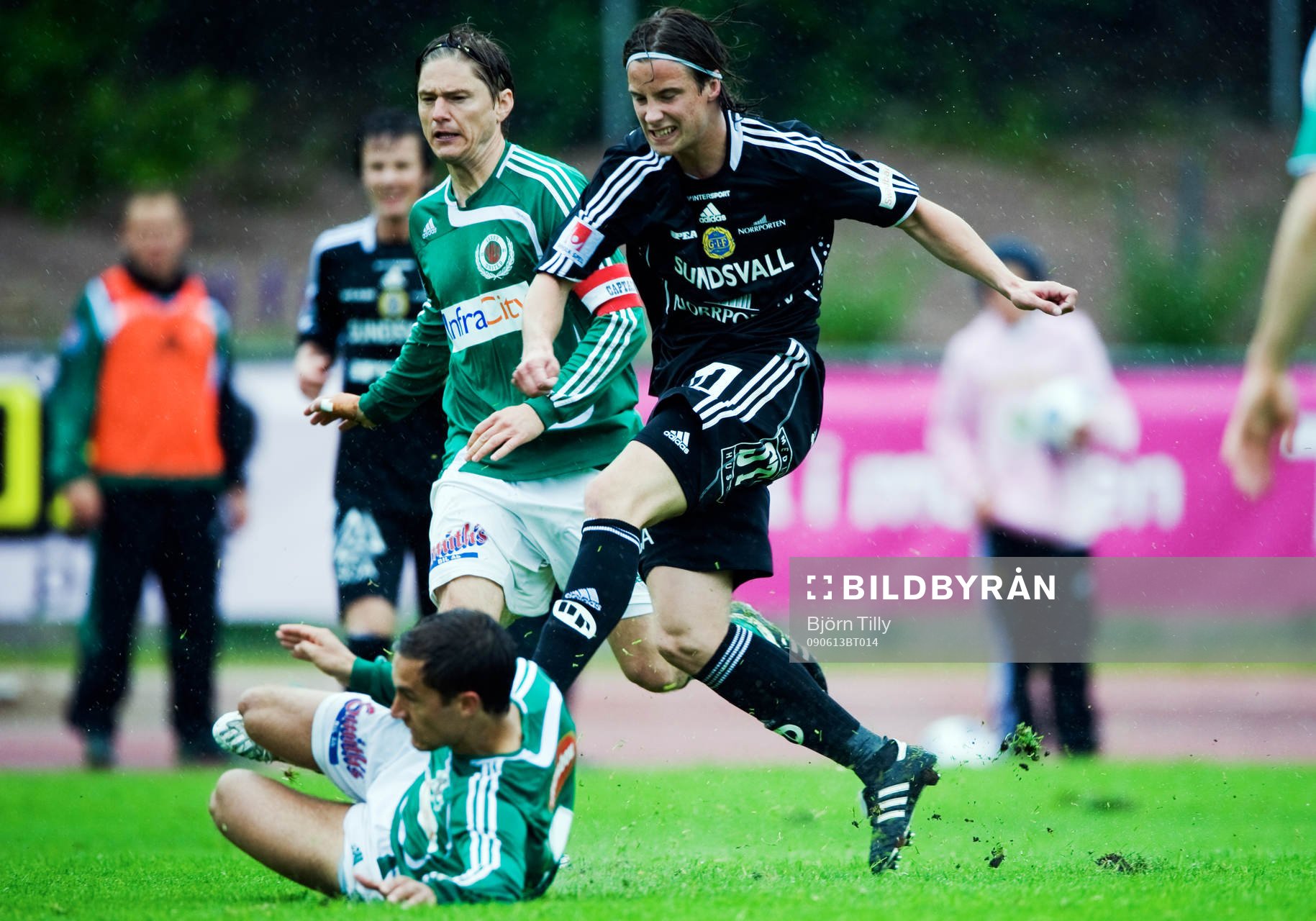 Linus Hallenius, Sundsvall (1-2) Niklas Backman och Daniel