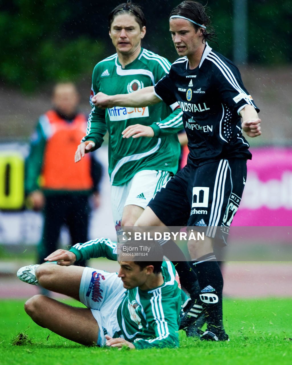 Linus Hallenius, Sundsvall (1-2) Niklas Backman och Daniel