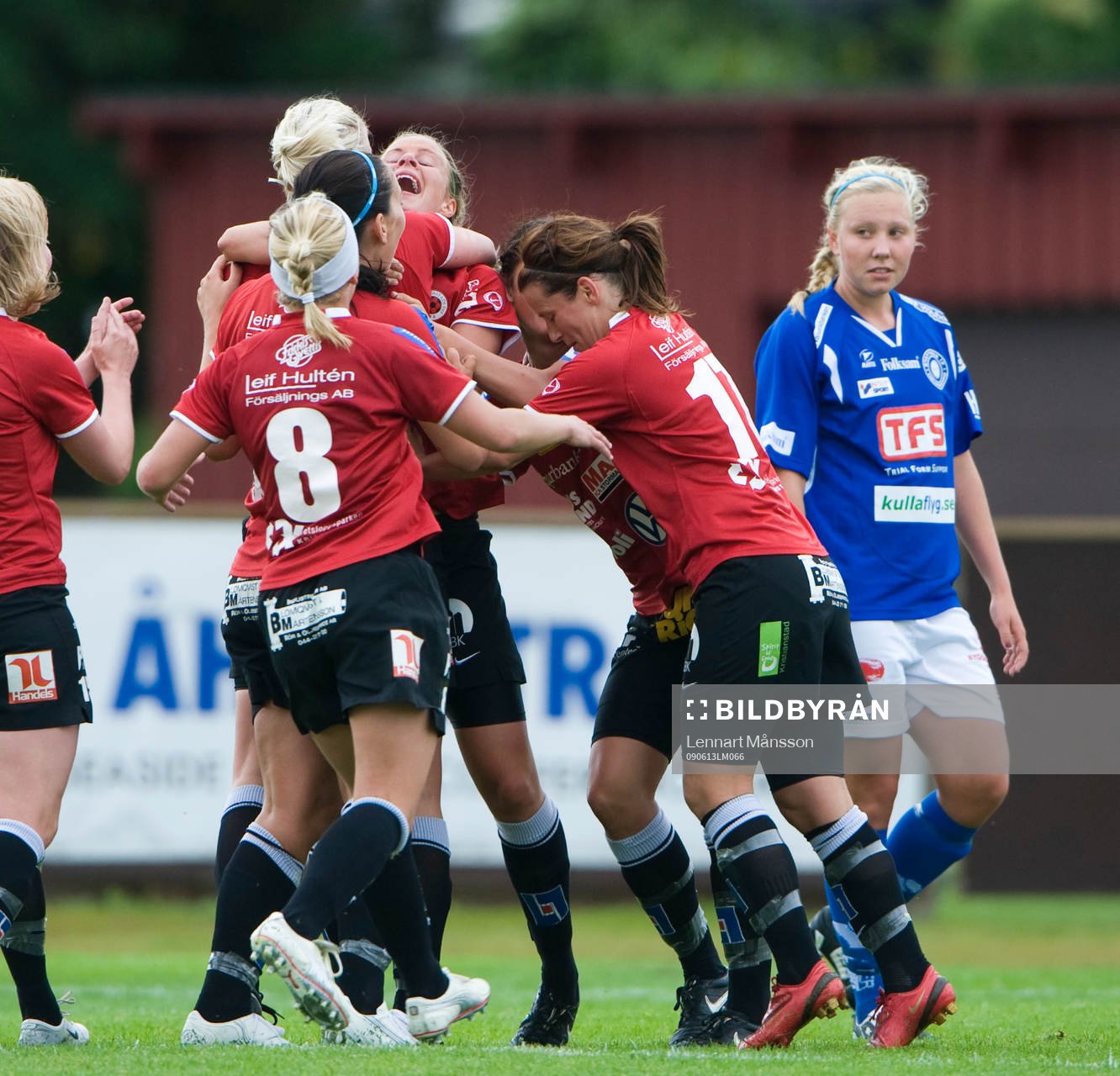 2-0, Kristianstad jubel, Stattena depp