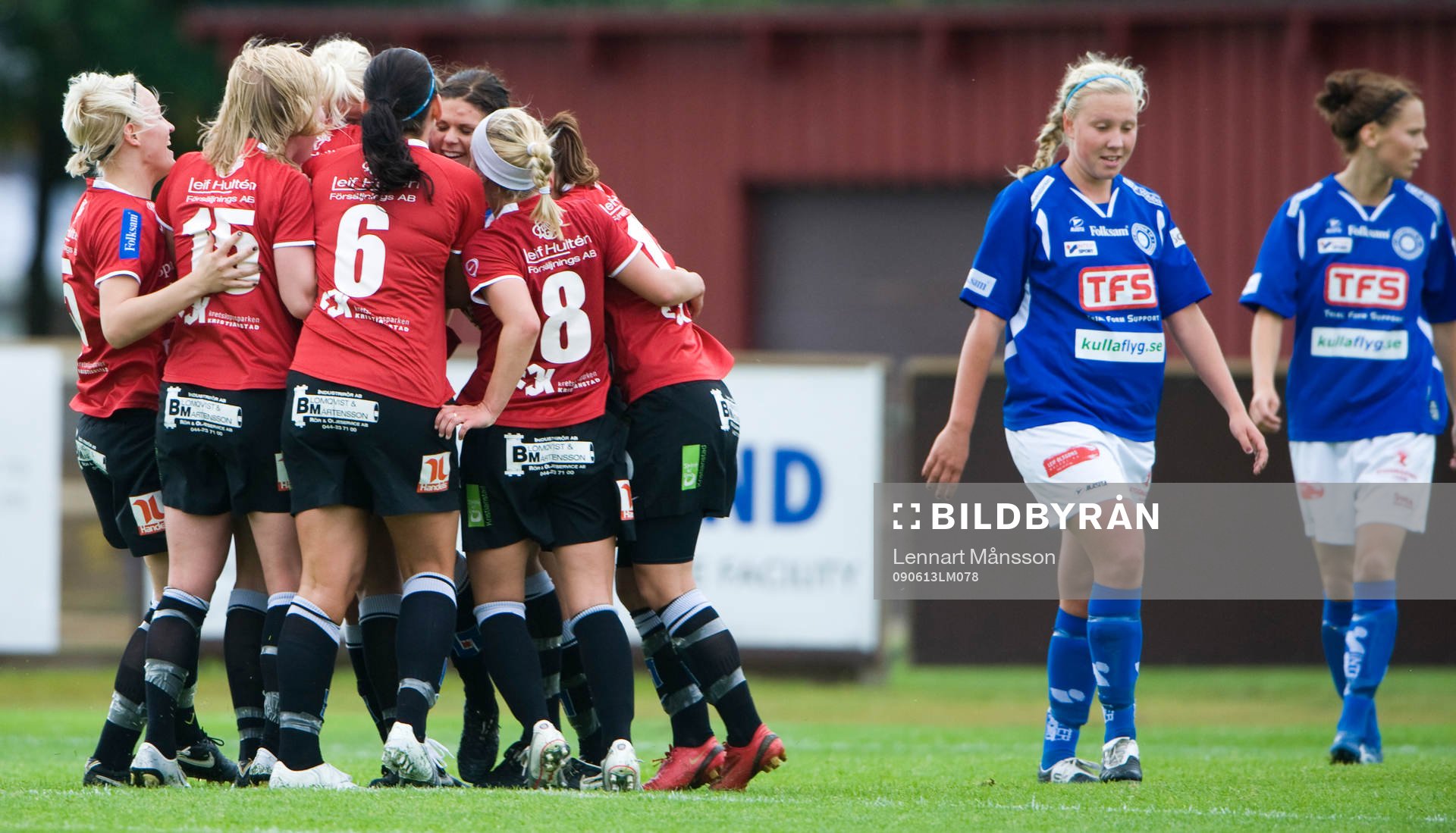 2-0, Kristianstad jubel, Stattena depp