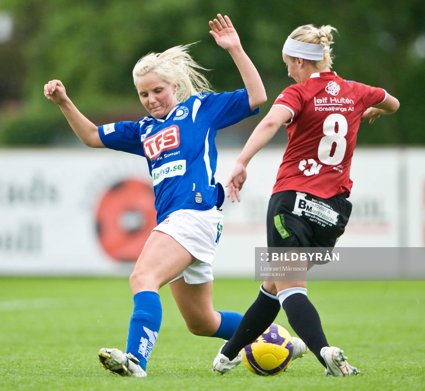 Gudny Björk Odinsdottir, Kristianstad och Sofia Nilsson,