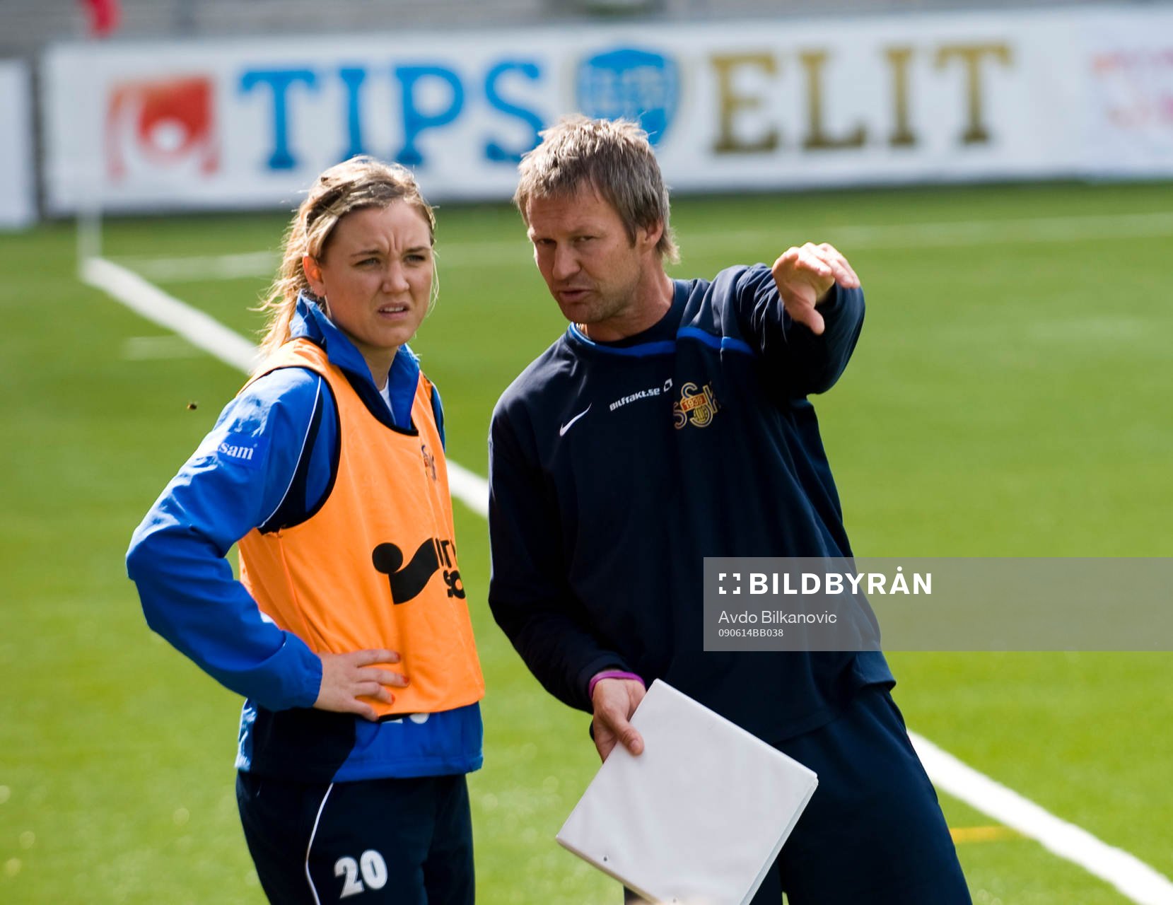  Janne Hallberg, tränare, Sanna Frostevall, Sunnanå