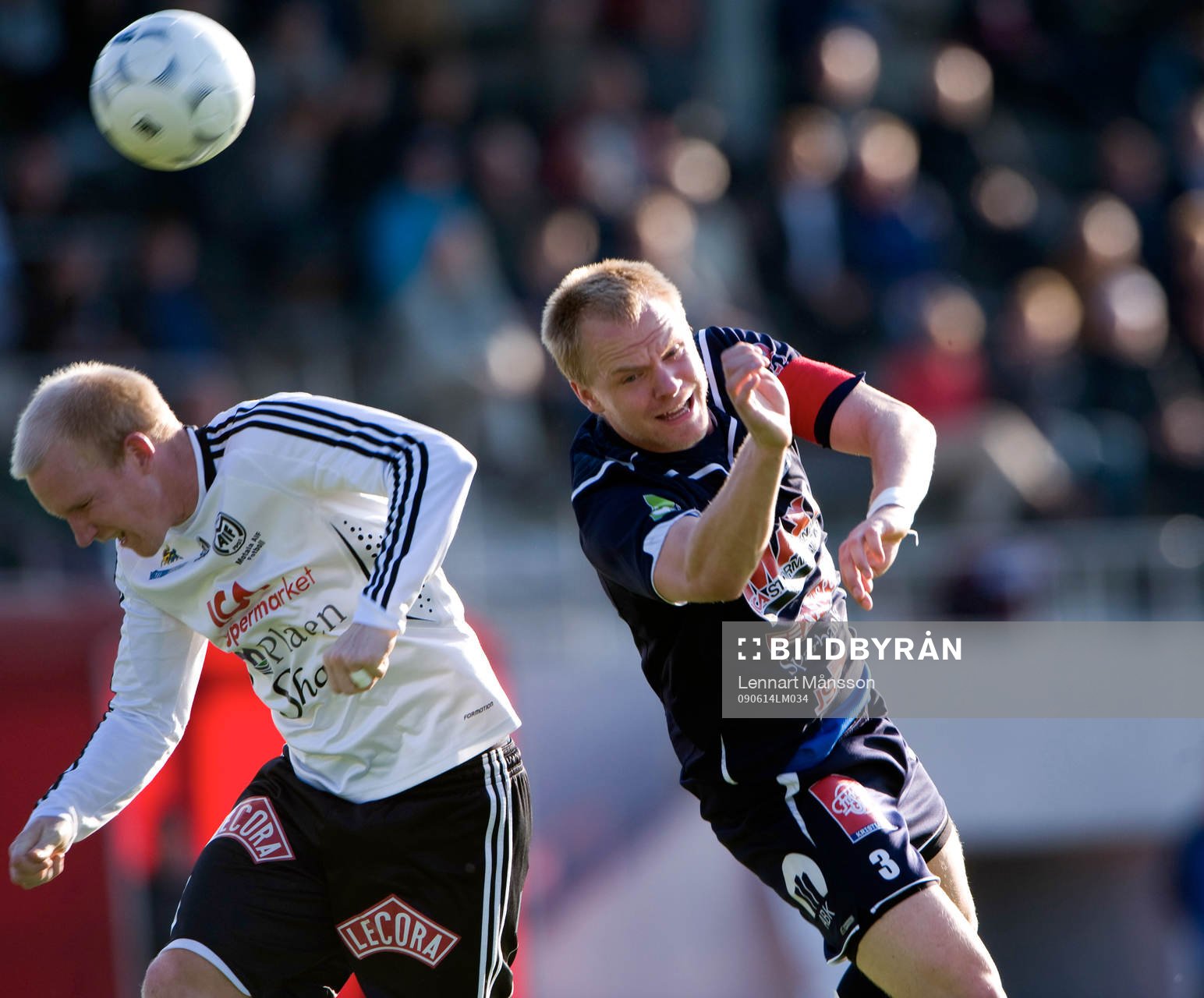 Niclas Fischer nickduell mot en mittback i Motala