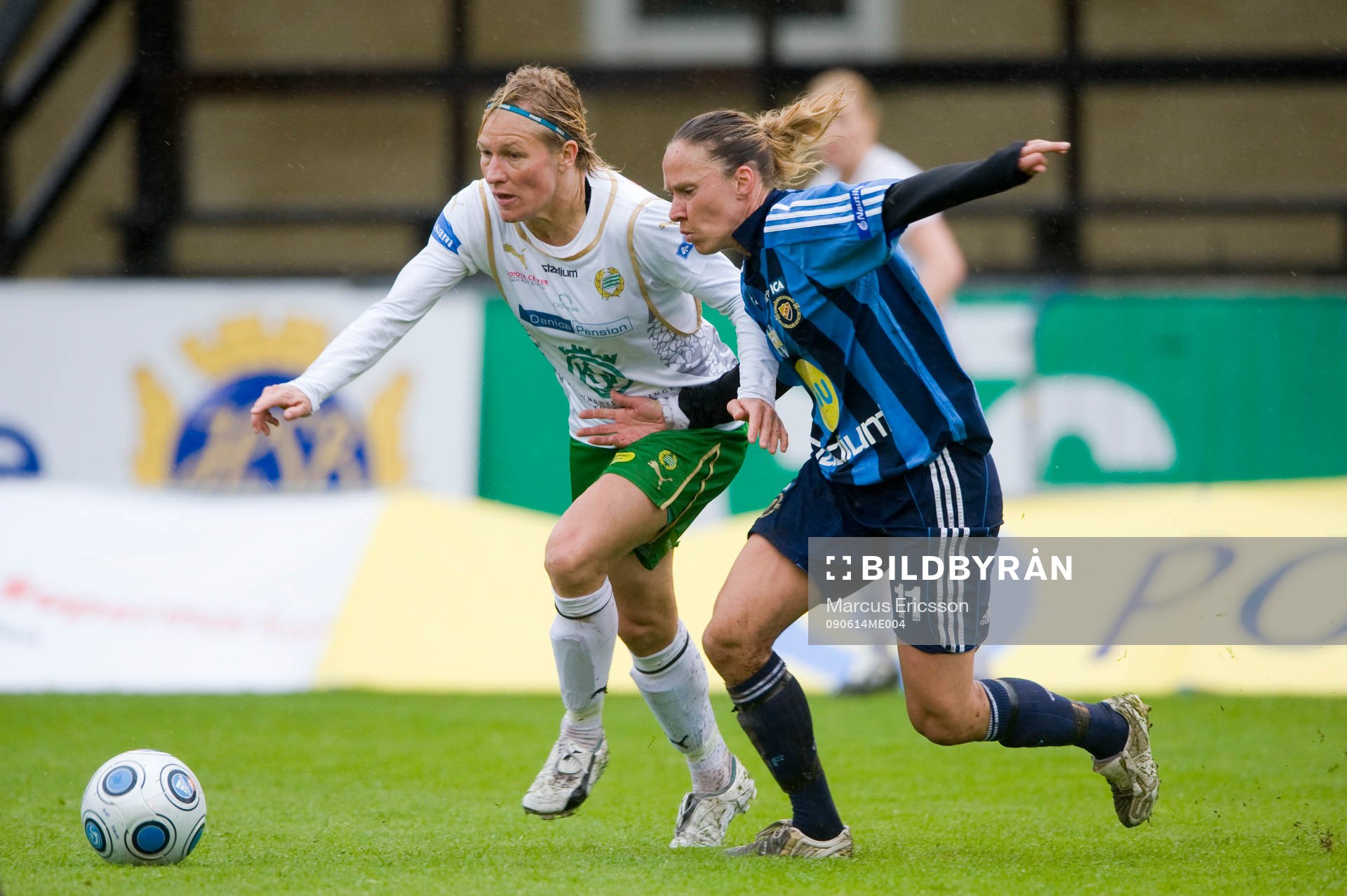 Kristin Bengtsson, Hammarby och Linda Fagerström,