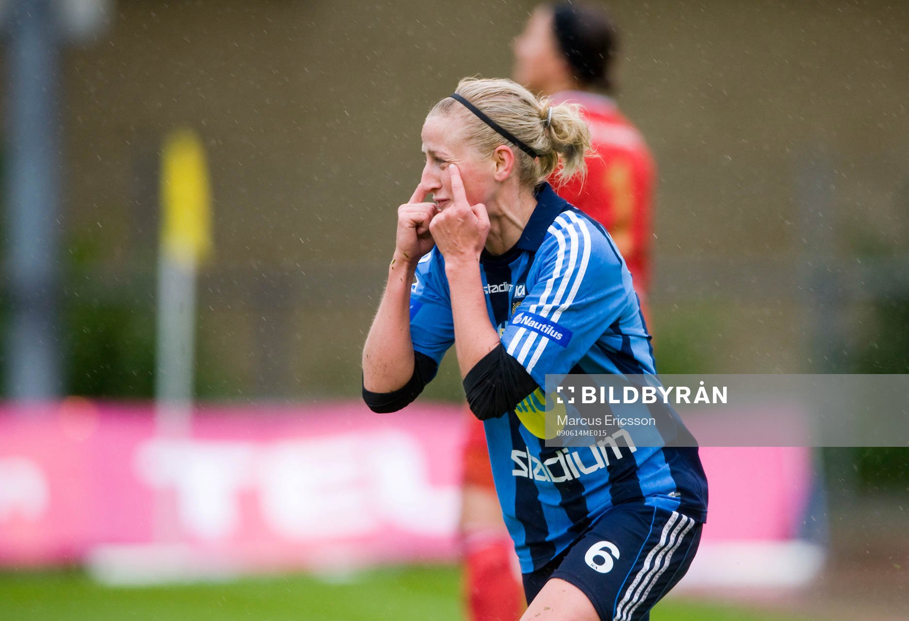  Marijke Callebaut, Djurgården, jubel.