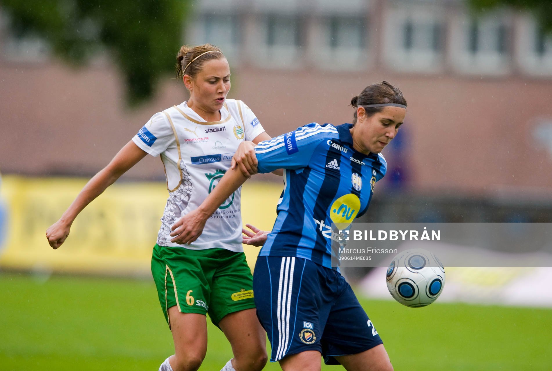 Lena Andersson, Hammarby och Therese Brogårde, Djurgården