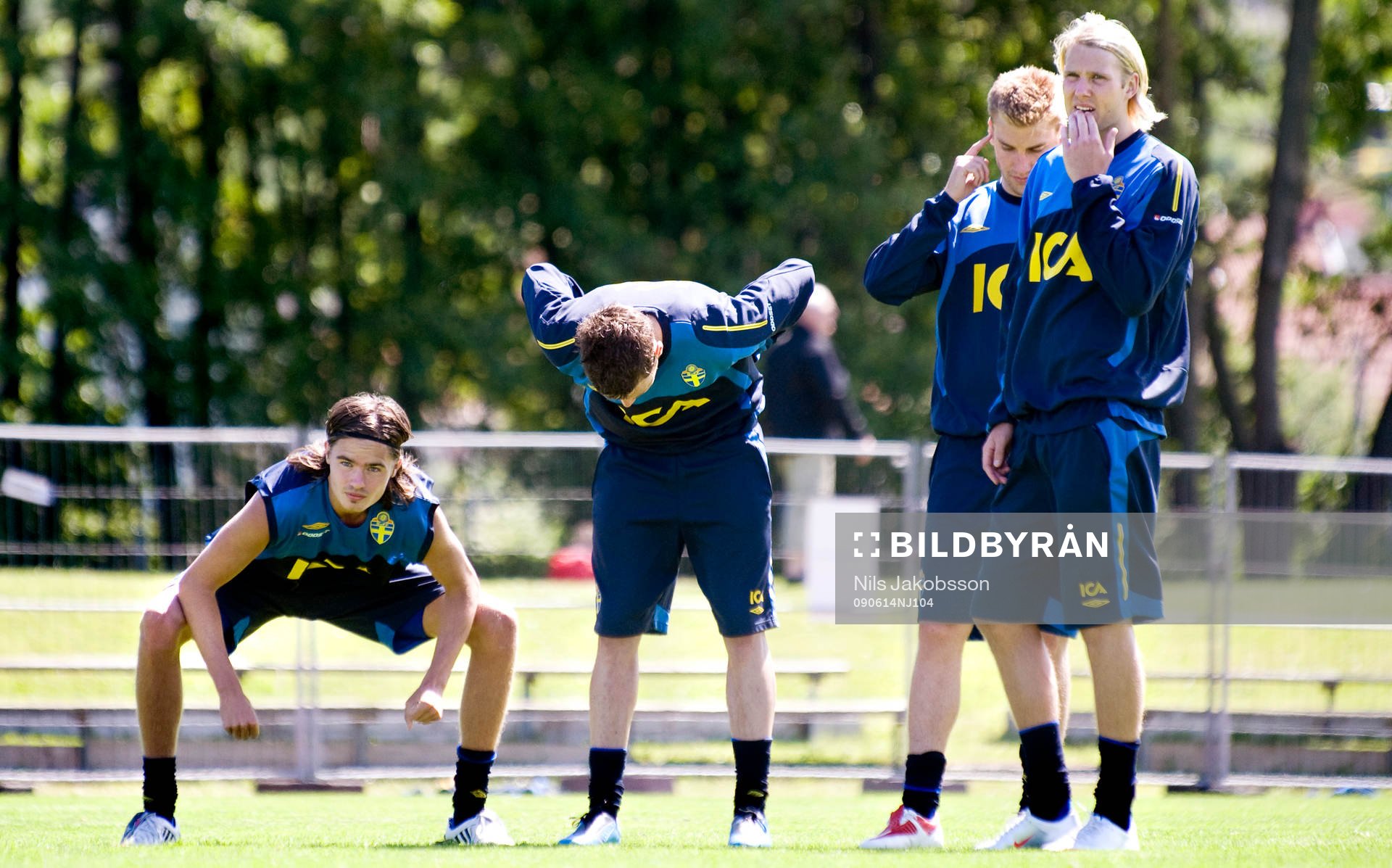 Mikael Lustig, Marcus Berg, Rasmus Jönsson, Ola Toivonen