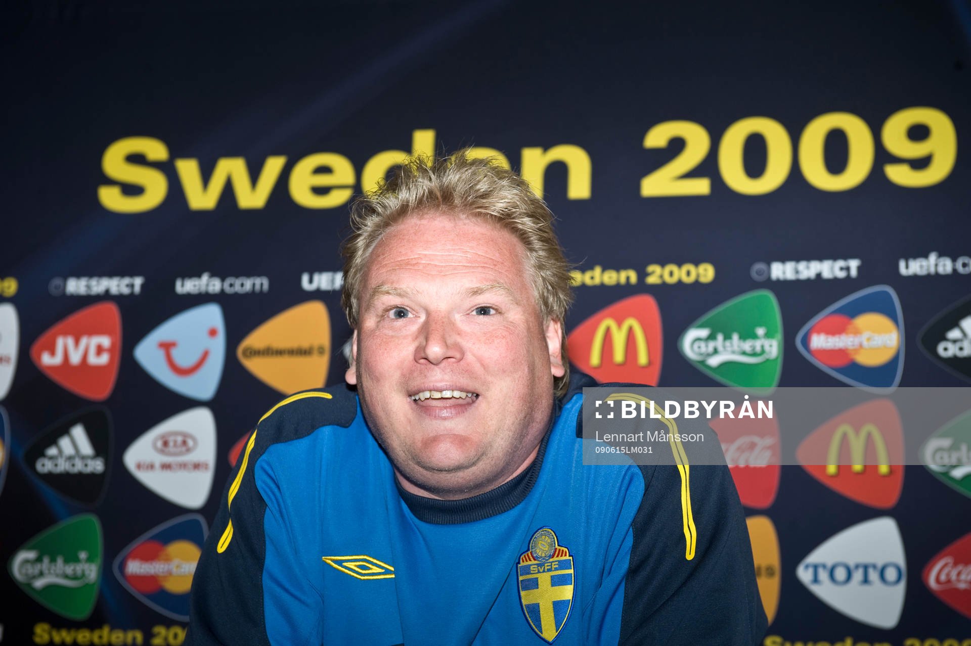 Jörgen Lennartsson, tränare, presskonferens, glädje