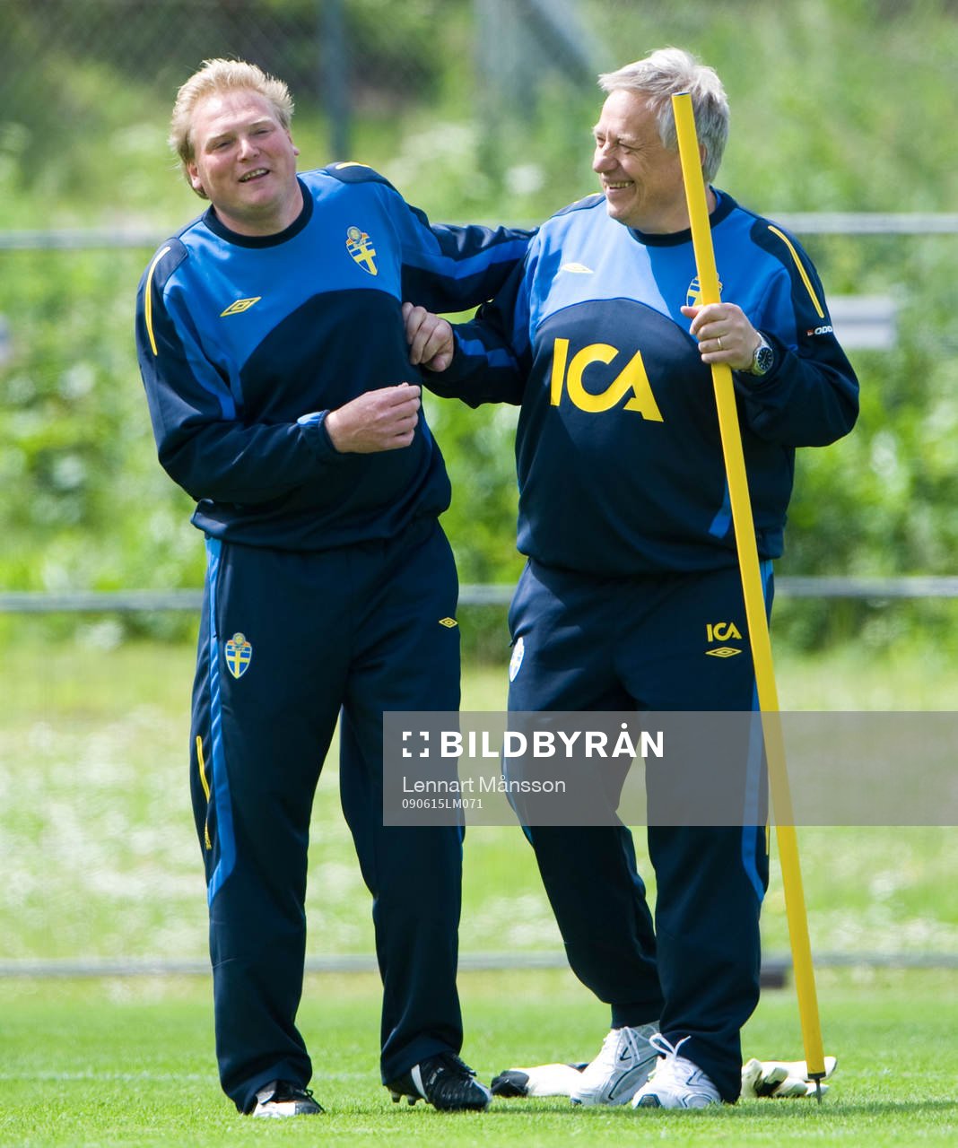 Jörgen Lennartsson och Tommy Söderberg, förbundskaptener