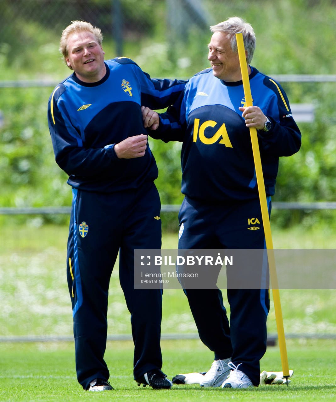 Jörgen Lennartsson och Tommy Söderberg, förbundskaptener