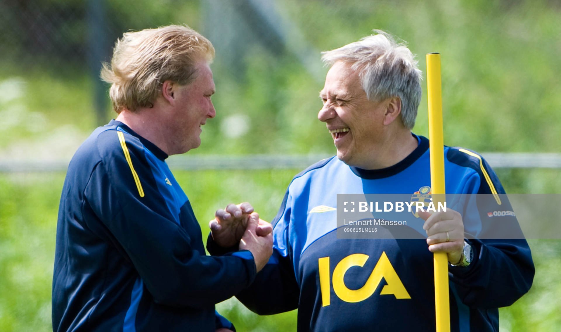 Jörgen Lennartsson och Tommy Söderberg, förbundskaptener