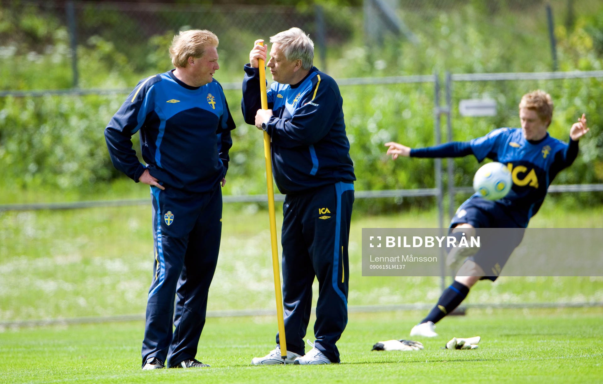 Jörgen Lennartsson och Tommy Söderberg, förbundskapten