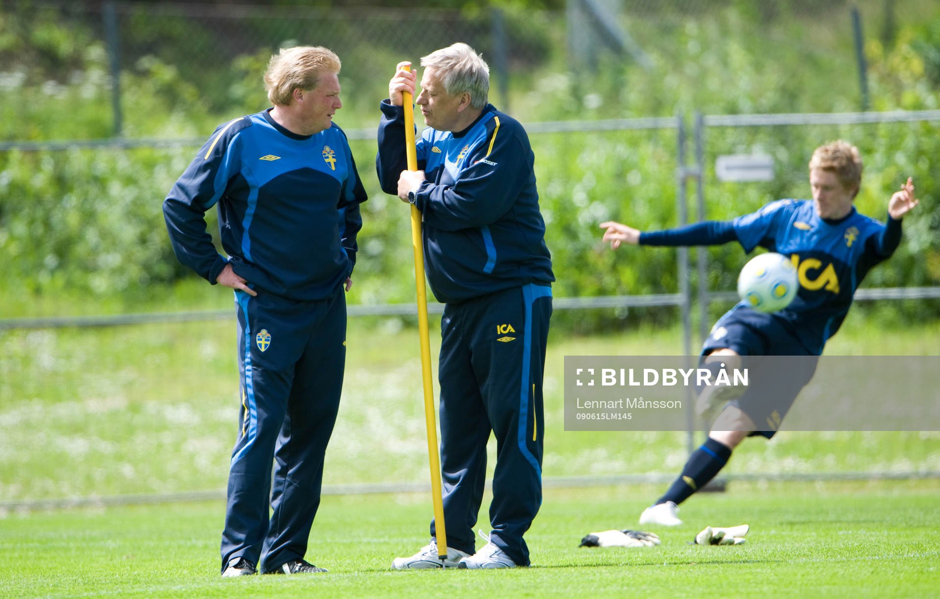 Jörgen Lennartsson och Tommy Söderberg, förbundskaptener
