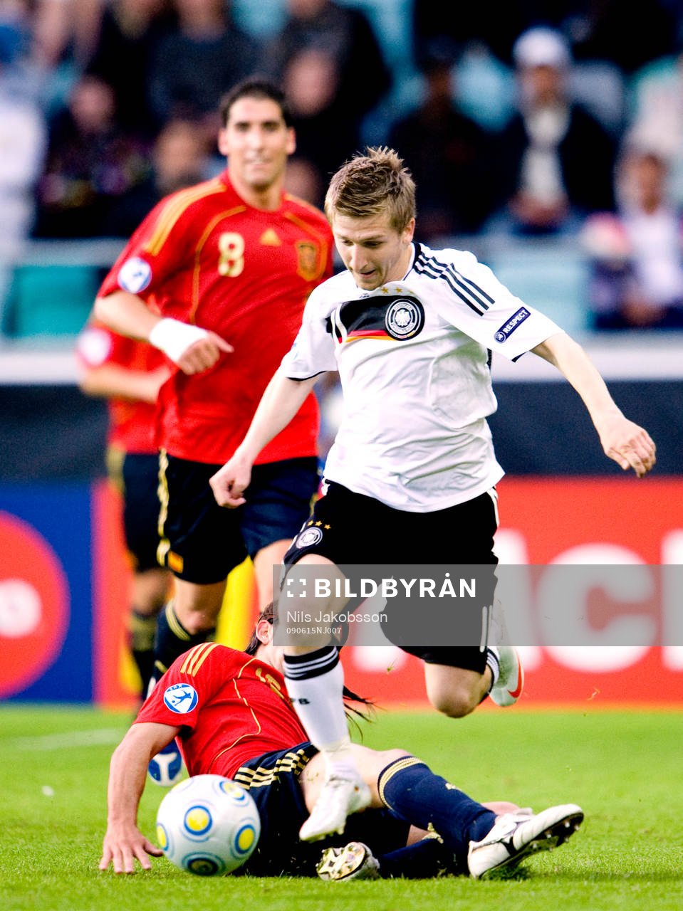 Marko Marin, Tyskland sveper förbi spanska spelare