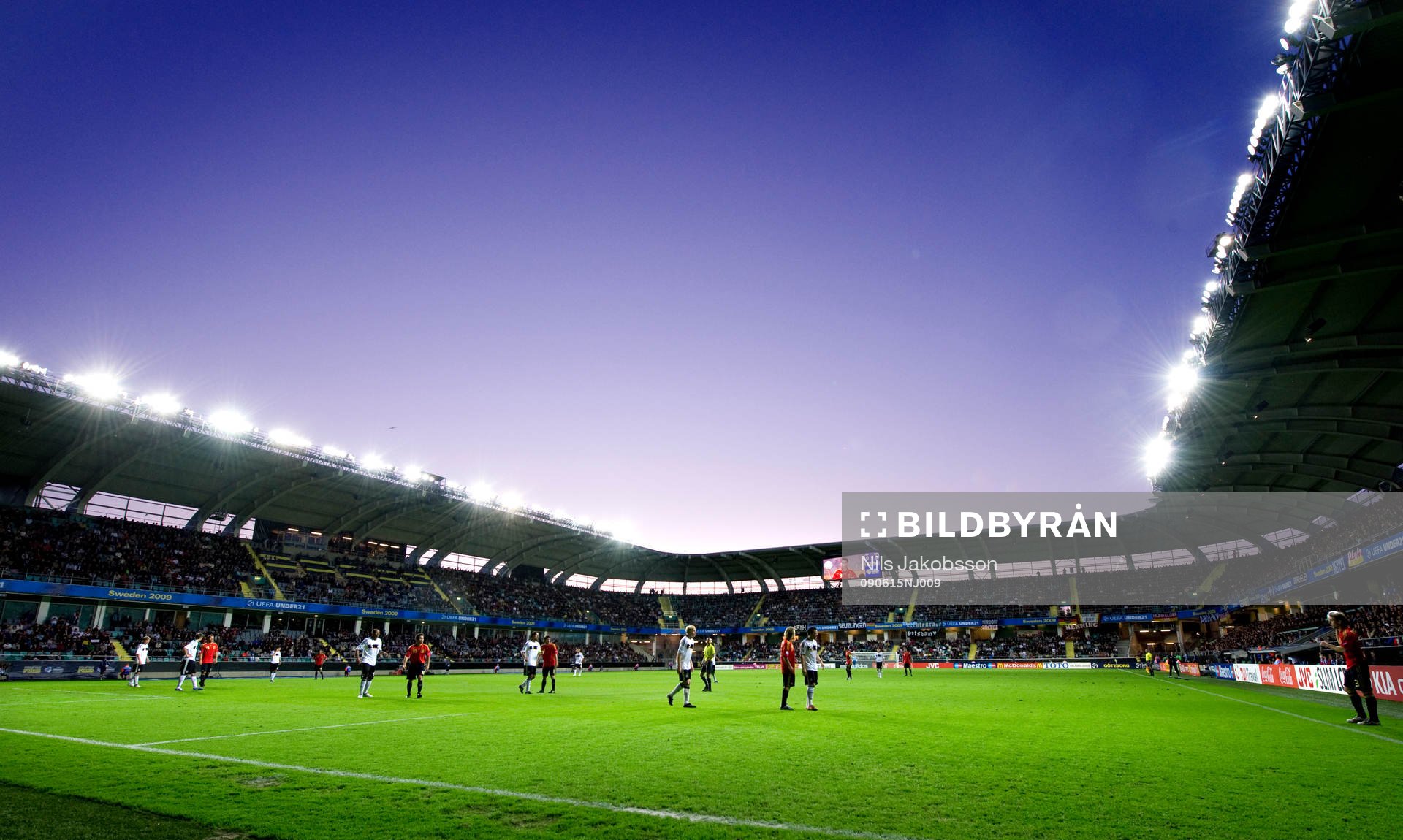 Spel på Gamla Ullevi. Arena, stadion, genre