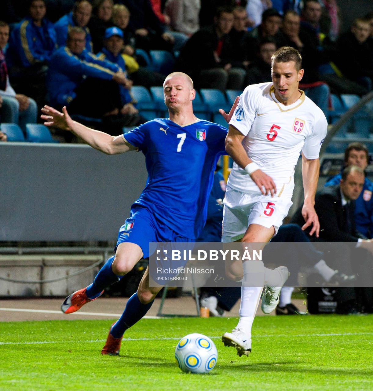  Ignazio Abate, Italien och Milan Smiljanic, Serbien.