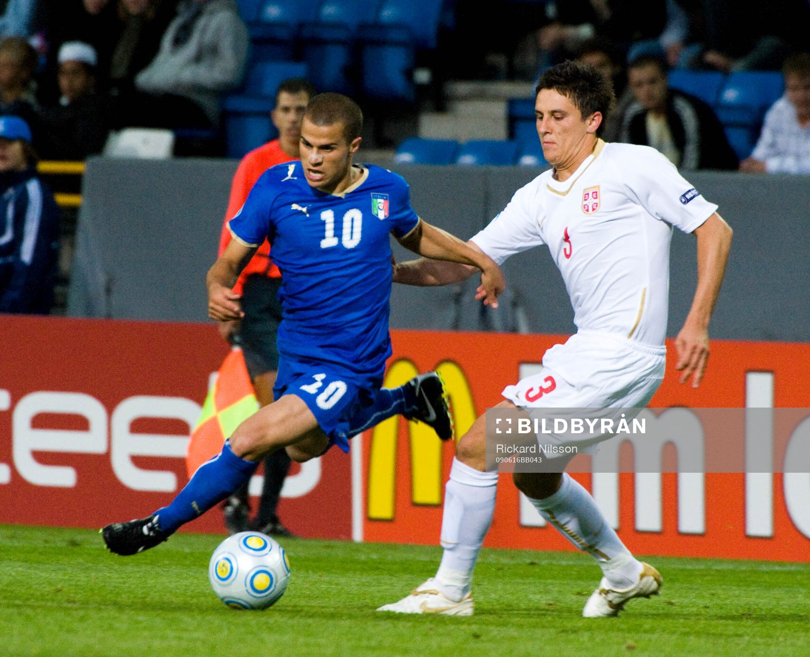  Sebastian Giovinco, Italien och Ljubomir Fejsa, Serbien.