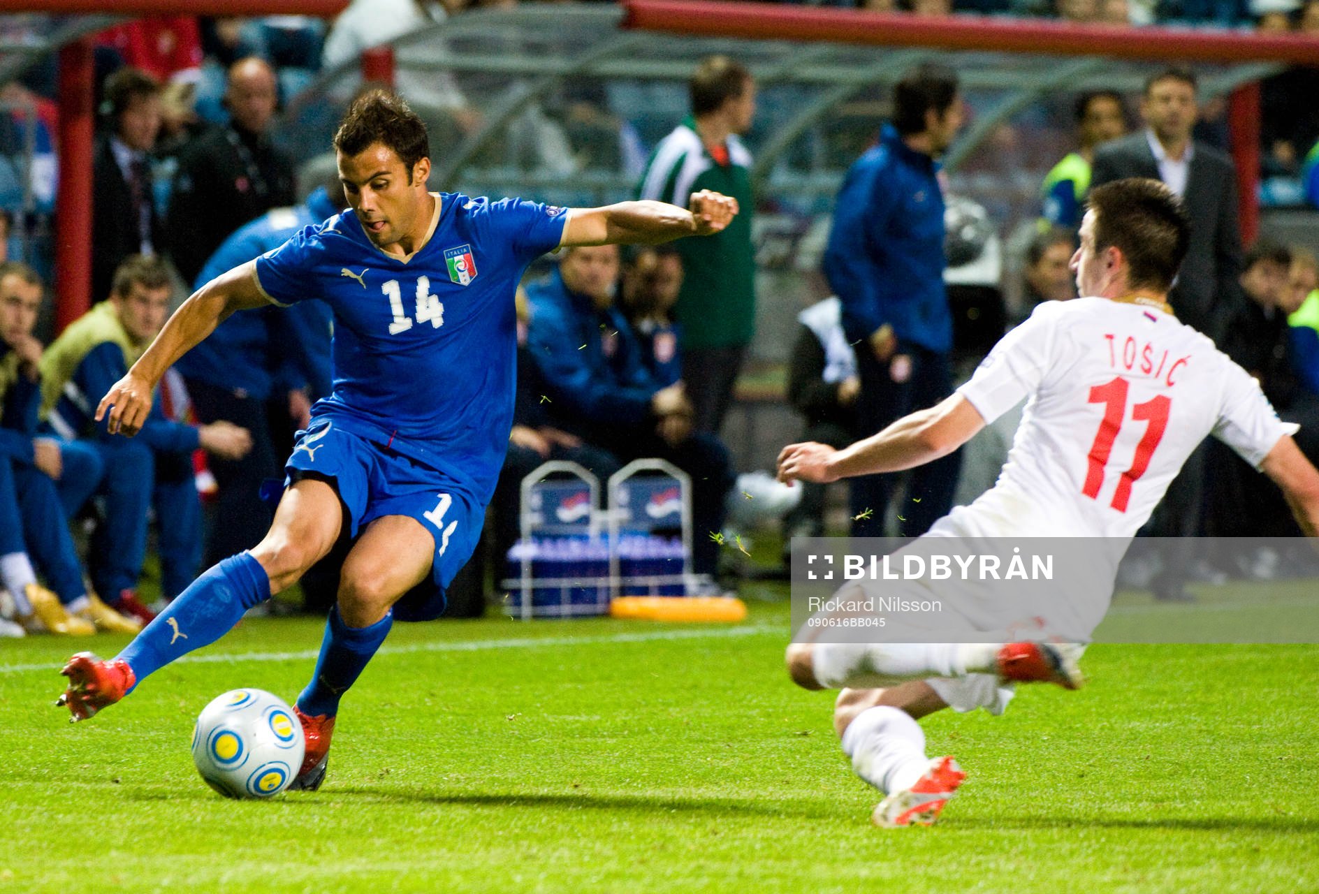 Francesco Pisano, Italien och Zoran Tosic, Serbien