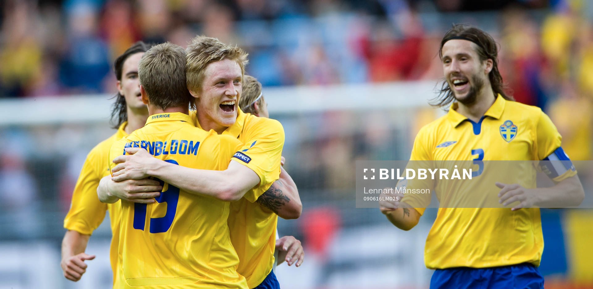 1-1 Rasmus Elm, Sverige, jubel, glädje