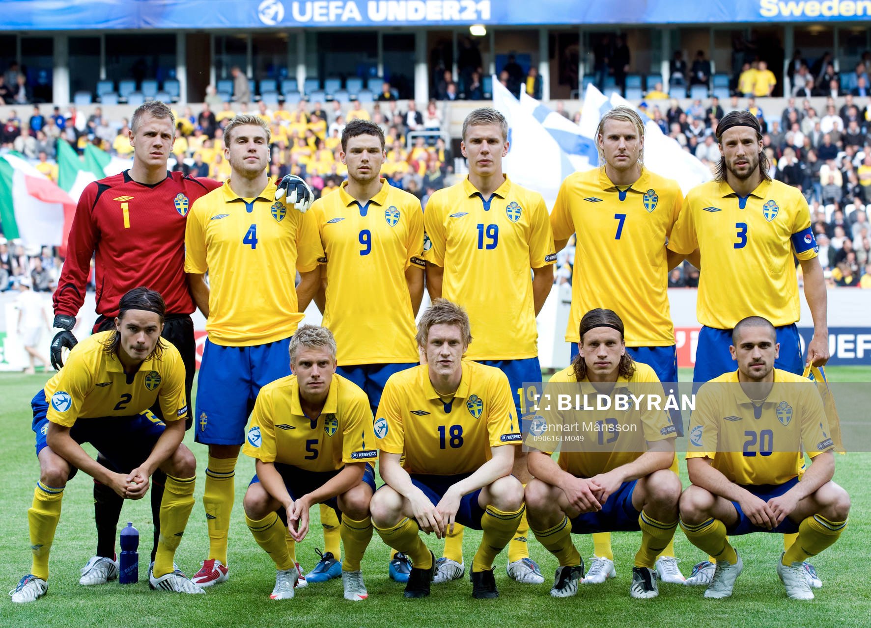 Startelva, lagbild. Bakre frv, Johan Dahlin, målvakt,