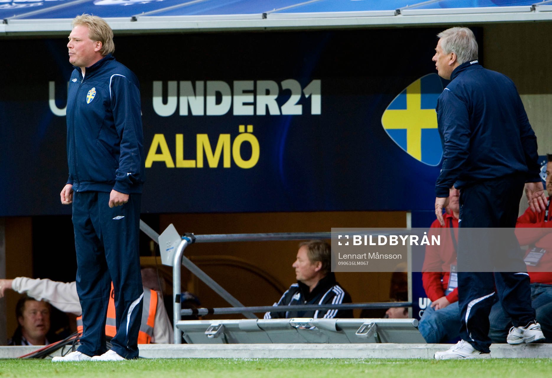 Jörgen Lennartsson och Tommy Söderberg, förbundskapten