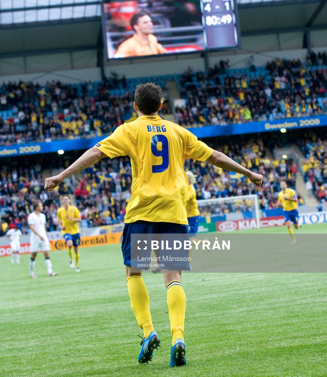 4-1, Marcus Berg gör sitt tredje raka mål och fullbordar