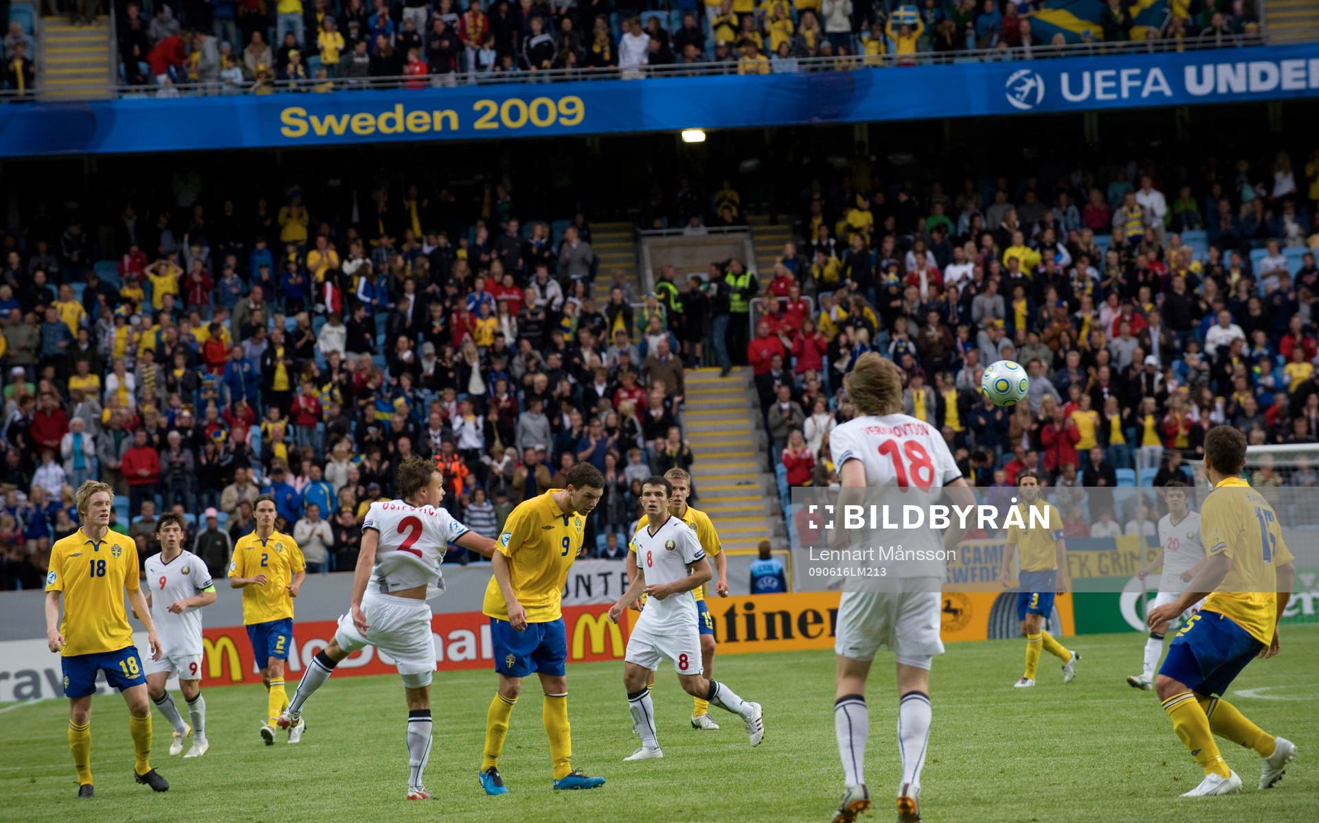 Fotboll, U21, EM, Sverige - Vitryssland