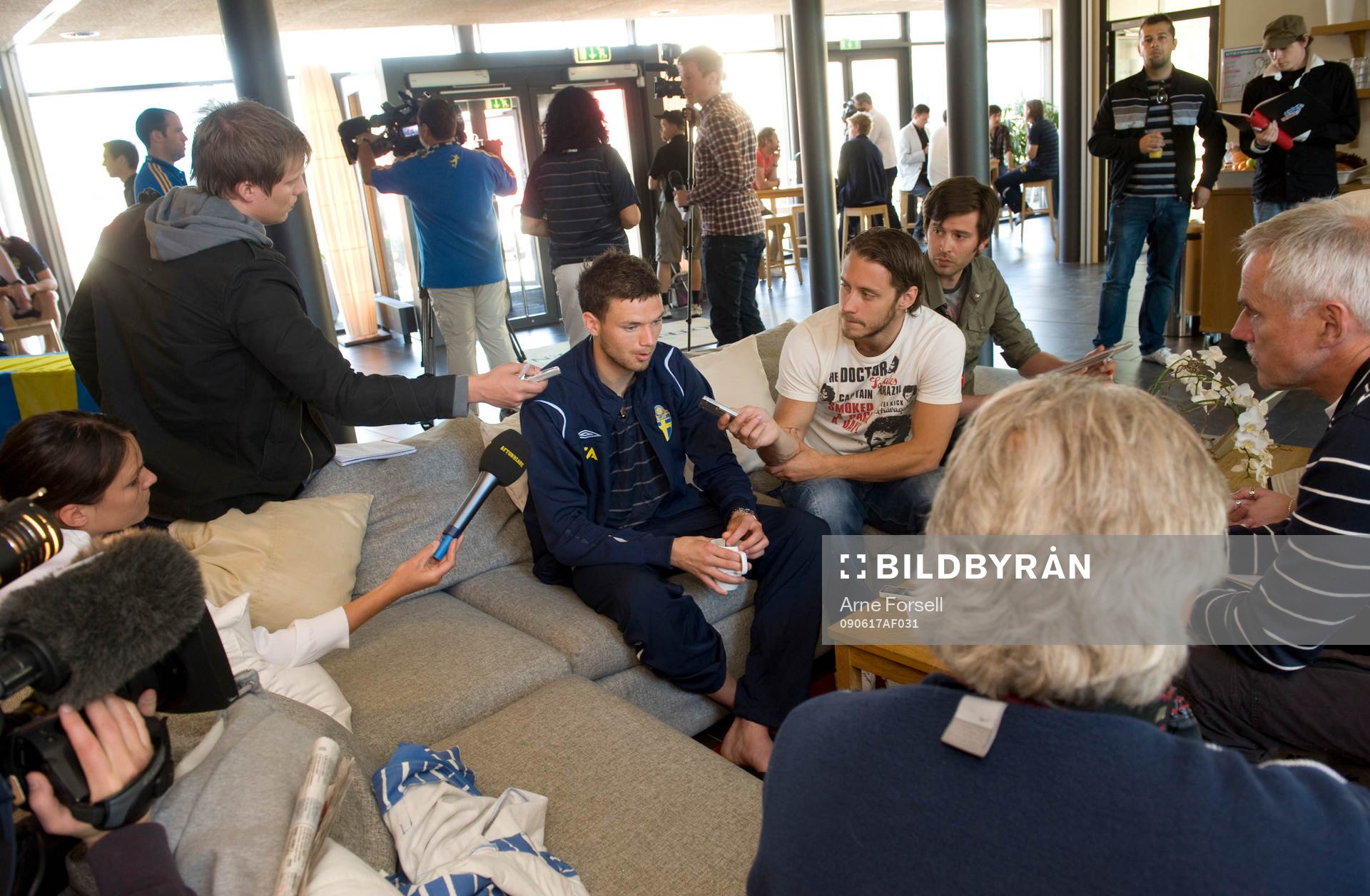 Marcus Berg i centrum av intresset