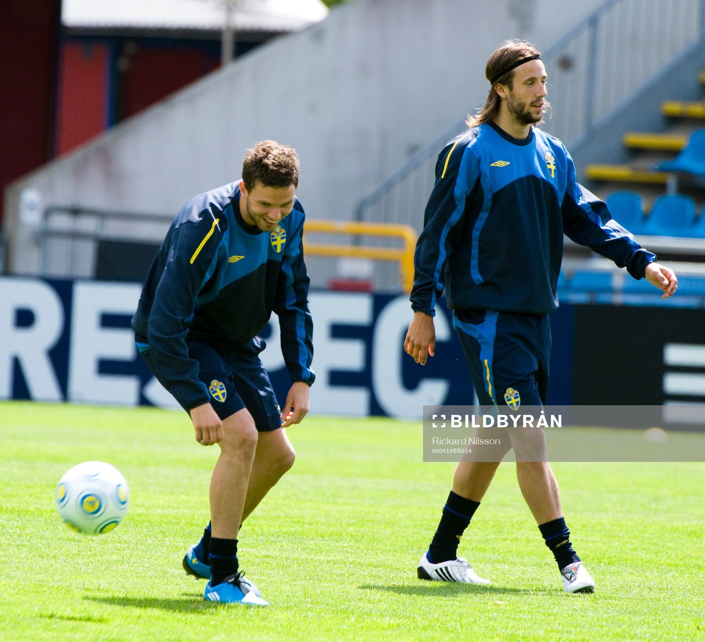 Marcus Berg och Mattias Bjärsmyr