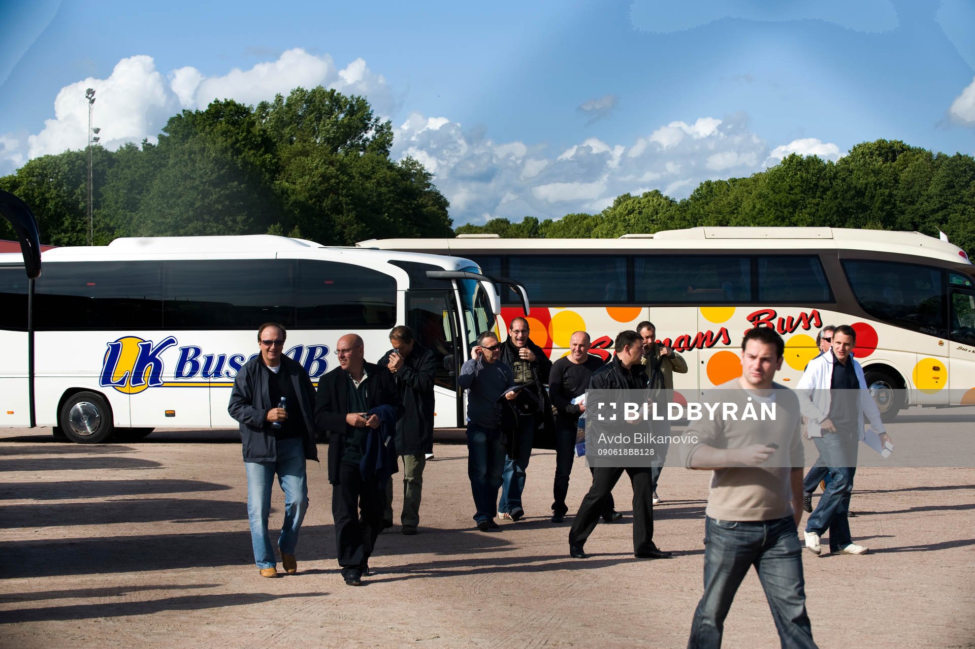 Åskådare, buss, bussresa