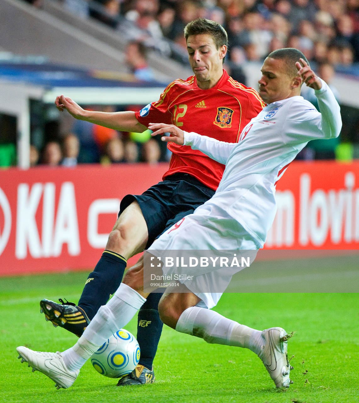 César Axilicueta, Spanien. Kieran Gibbs, England